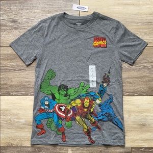 Old Navy superheroes shirt